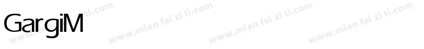 Gargi Medium字体转换